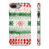 Watercolor Christmas Knitting - Impact Resistant Phone Case iPhone 8 Plus Matte